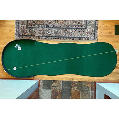 Big Moss Golf Augusta 4' x 10' Putting Green Full View Overhead
