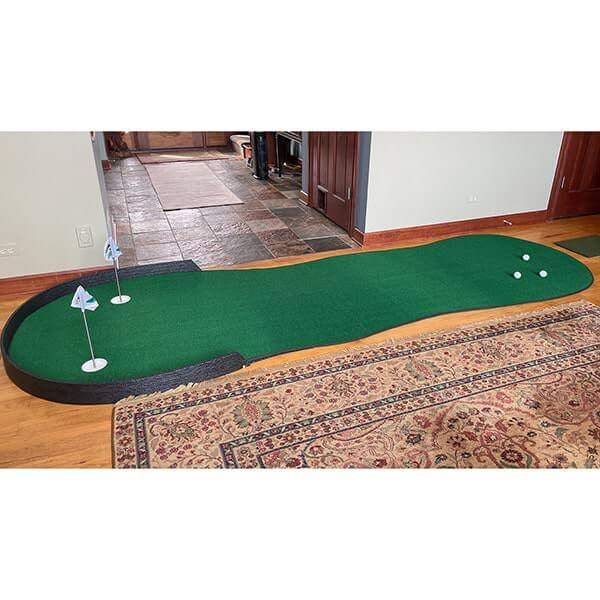 Big Moss Golf Augusta 4' x 10' Putting Green Top Side View