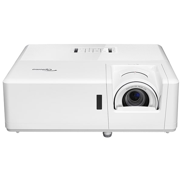 Optoma ZW403 WXGA 4500 Lumens 4K Laser Light Projector Top Front View