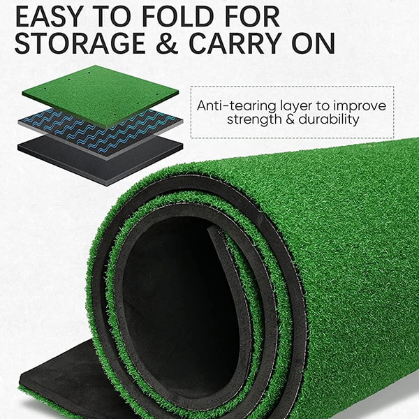 Spornia Sports Prostrike Commercial Golf Mat Easy To Fold