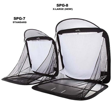 Spornia Sports SPG-8 Golf Practice Net® XL Edition Corner View Comparison