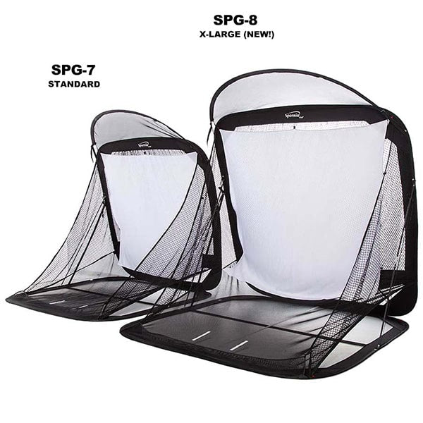 Spornia Sports SPG-8 Golf Practice Net® XL Edition Corner View Comparison