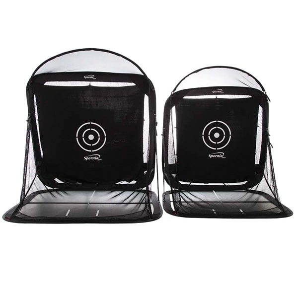 Spornia Sports SPG-8 Golf Practice Net® XL Edition Front View Black