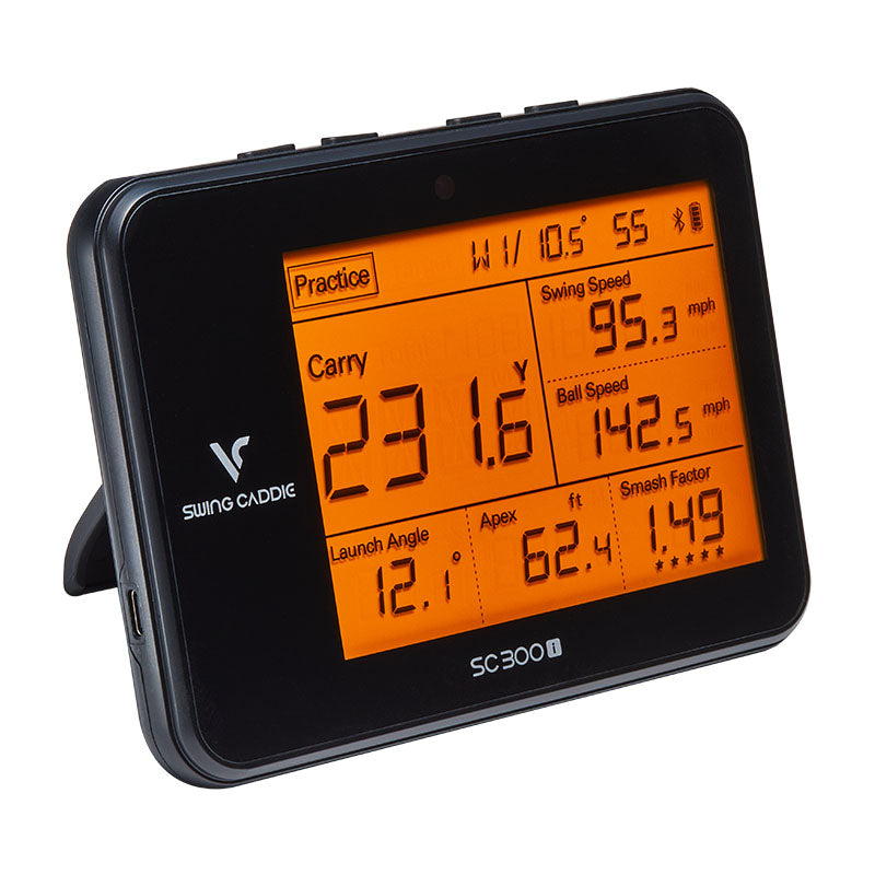 Voice Caddie Swing Caddie SC300i Launch Monitor Corner View Stand