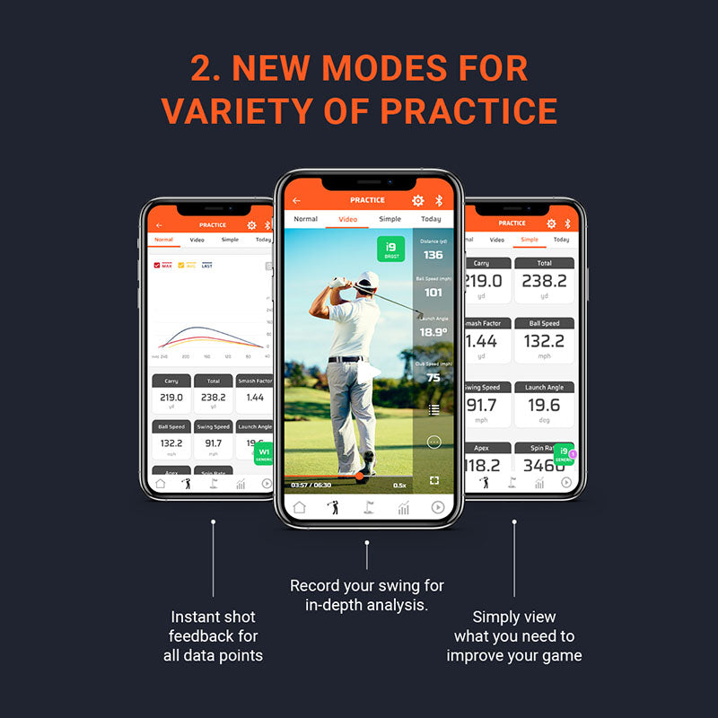 Voice Caddie Swing Caddie SC300i Launch Monitor New Mode