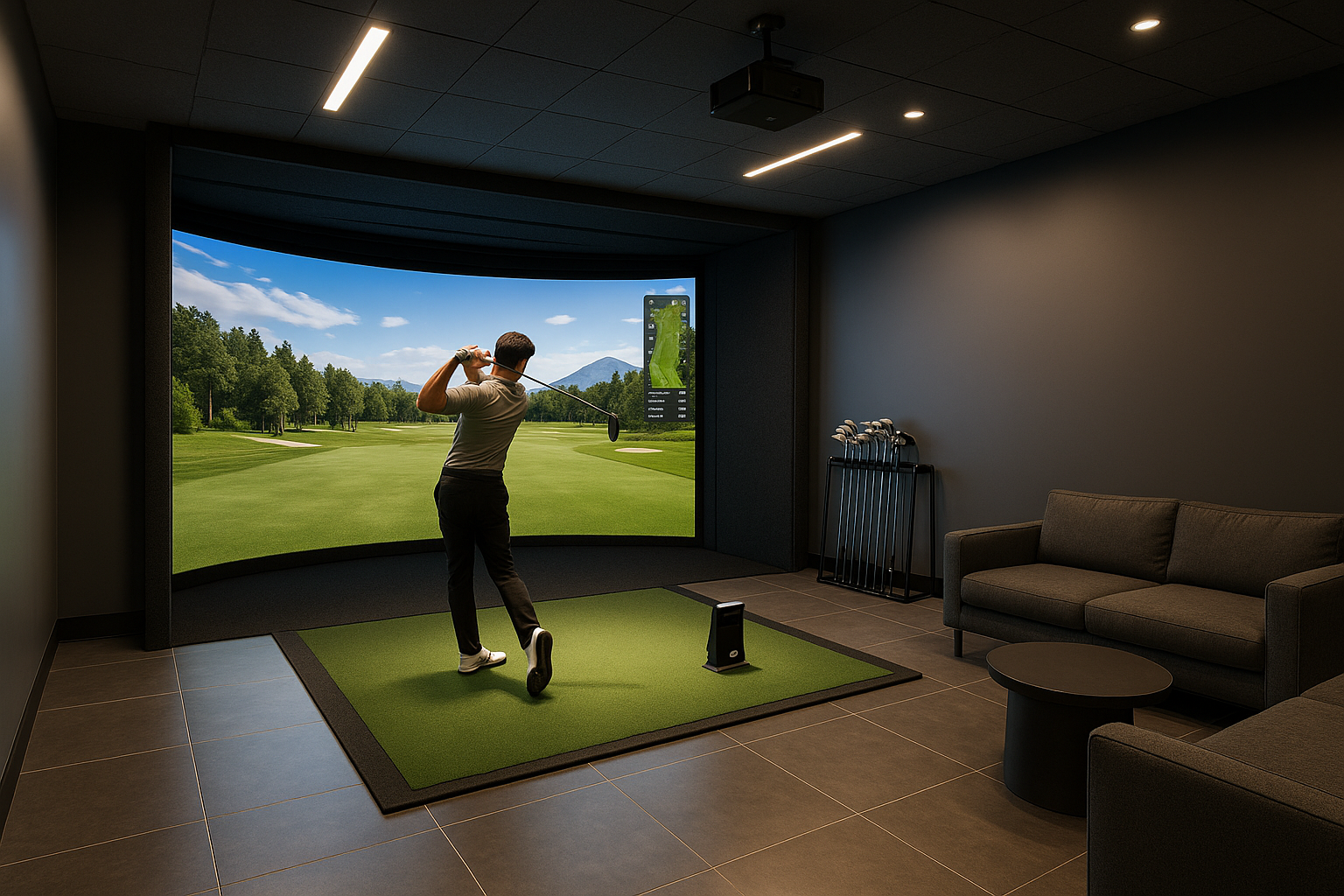 How to Build a Home Golf Simulator: Room Dimensions, Costs, and Setup Guide