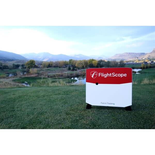 Flightscope X3 Front View On The Course