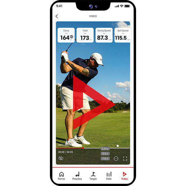 Voice Caddie SC4 Simulator Launch Monitor Video Record