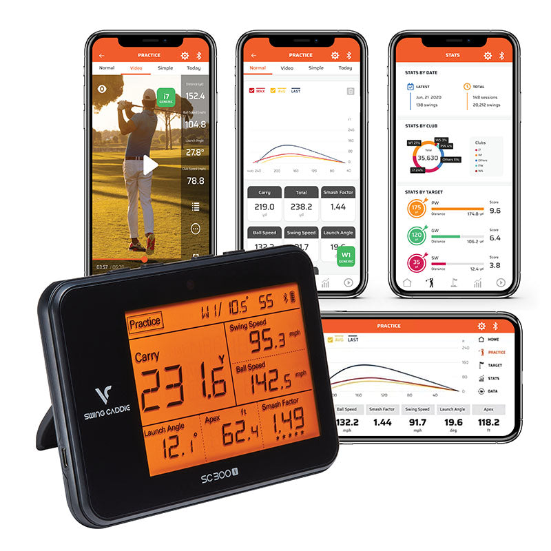 Voice Caddie Swing Caddie SC300i Launch Monitor All Features
