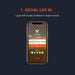 Voice Caddie Swing Caddie SC300i Launch Monitor Social Log In