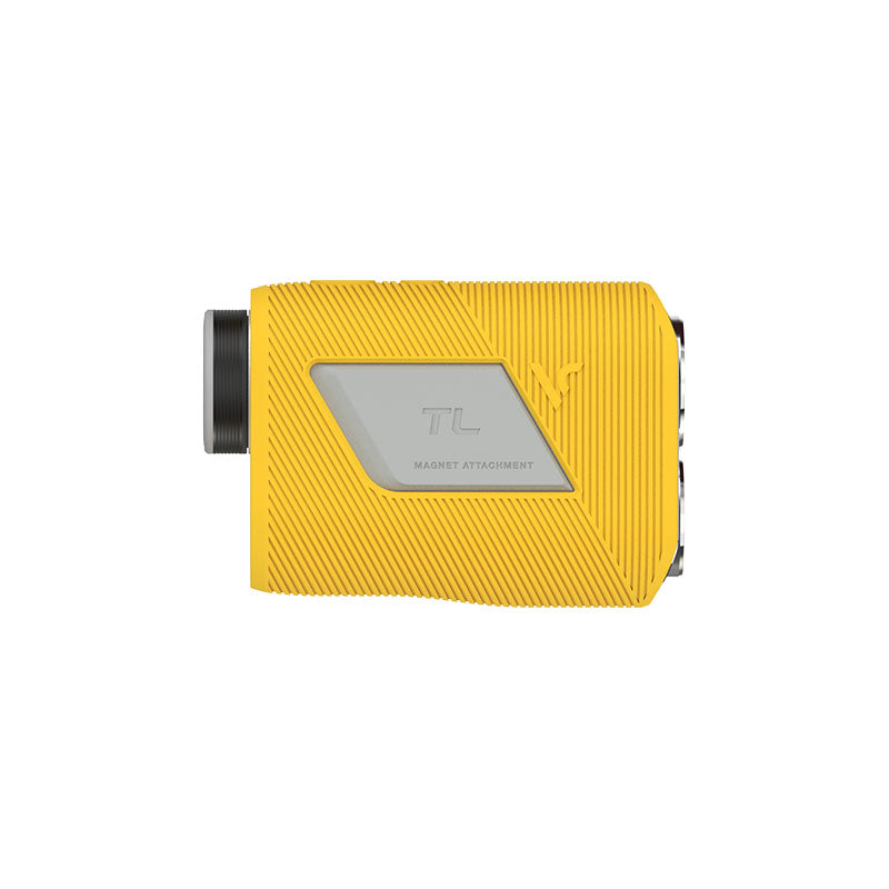 Voice Caddie TL1 Laser Rangefinder with Slope Yellow Side View Left