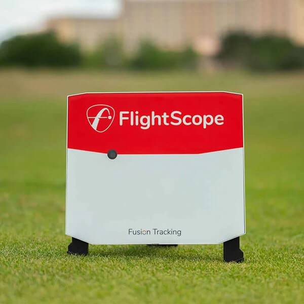 flightscope x3 launch monitor and golf simulator front view lifestyle